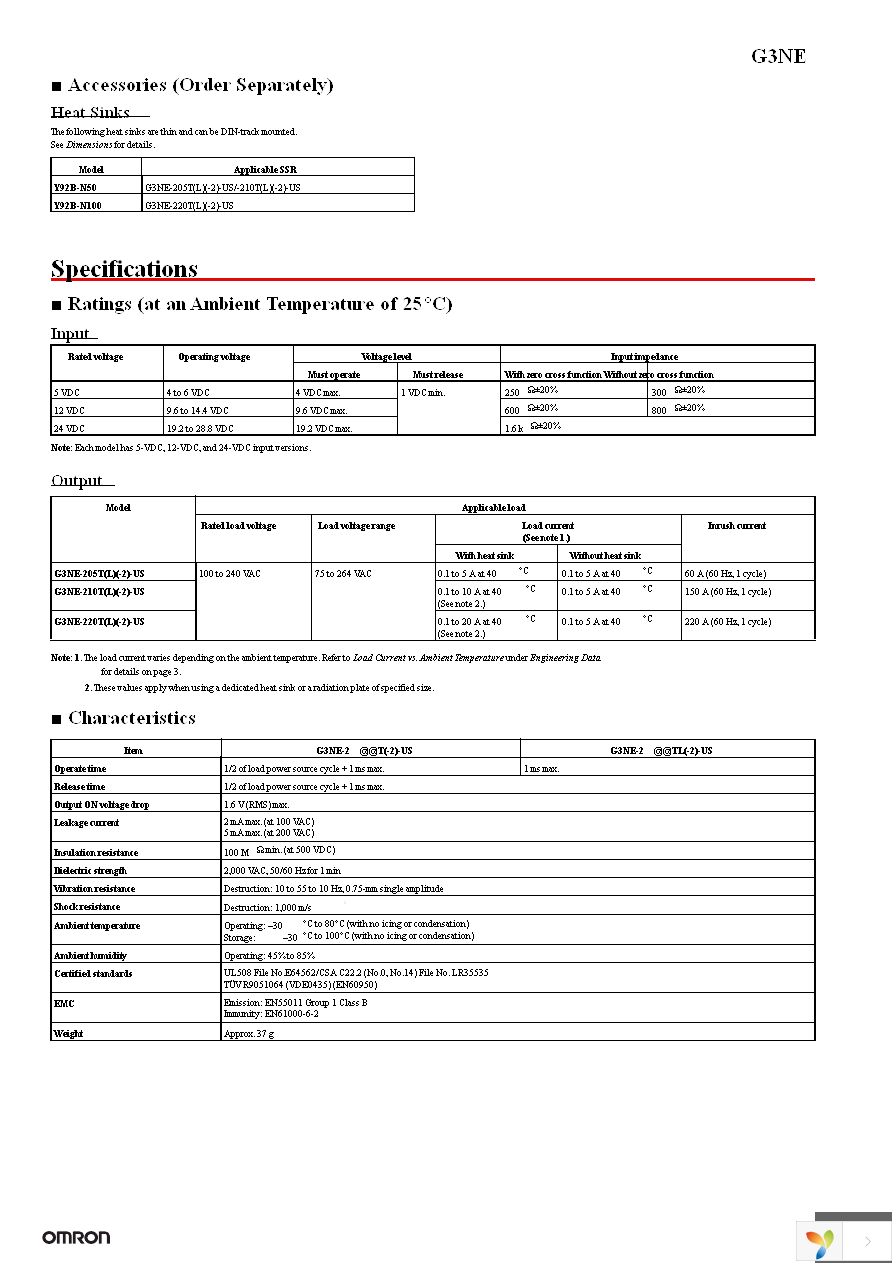 G3NE-205TL-US DC24 Page 2